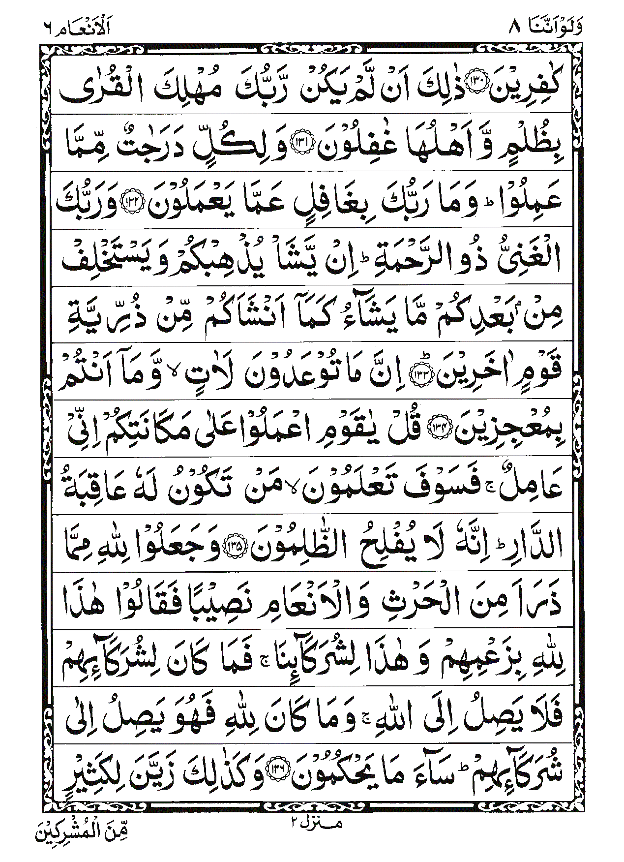 Surah Al-An'am Page 25